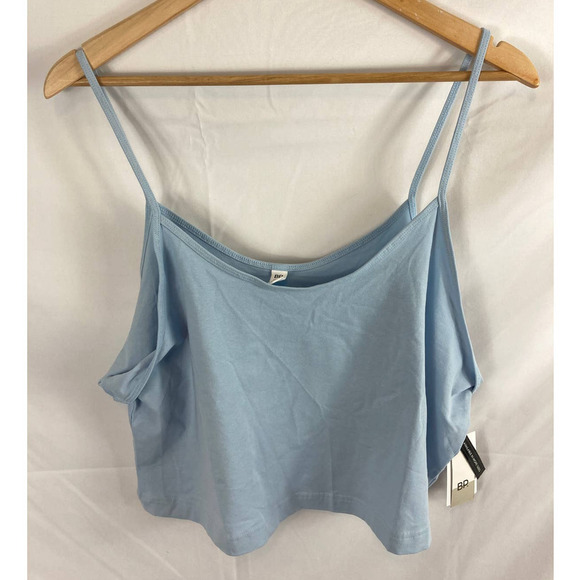 NWT BP. Crop Knit Camisole in blue cashmere 3X - Picture 2 of 2
